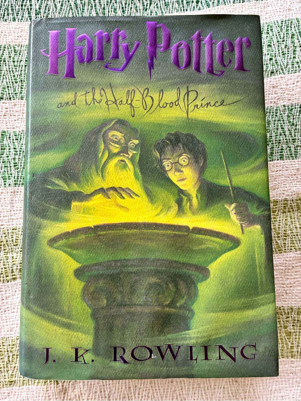 J.K. Rowling Harry Potter and the Half-Blood Prince - Green Cover